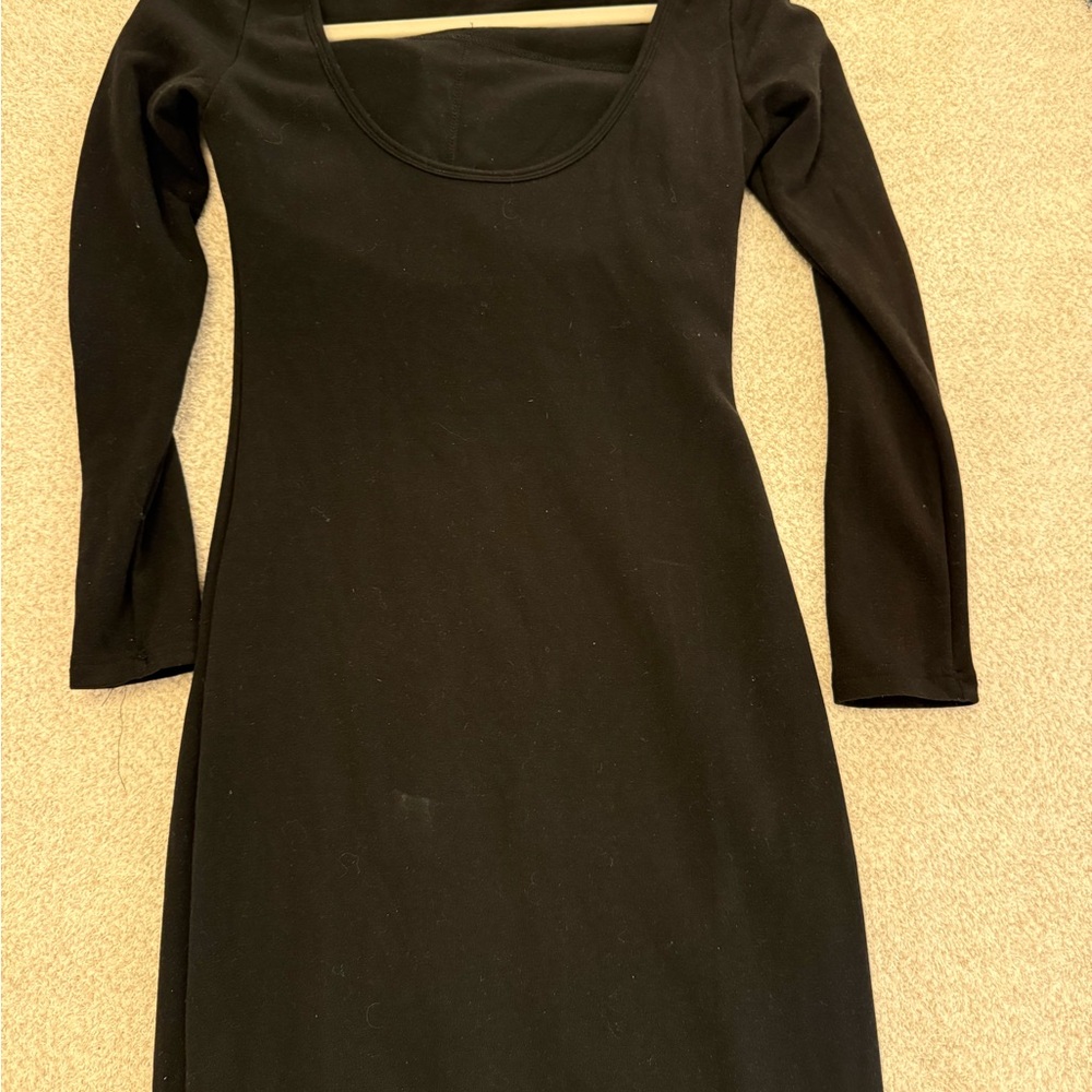OGL Classic Black Long Sleeve Dress